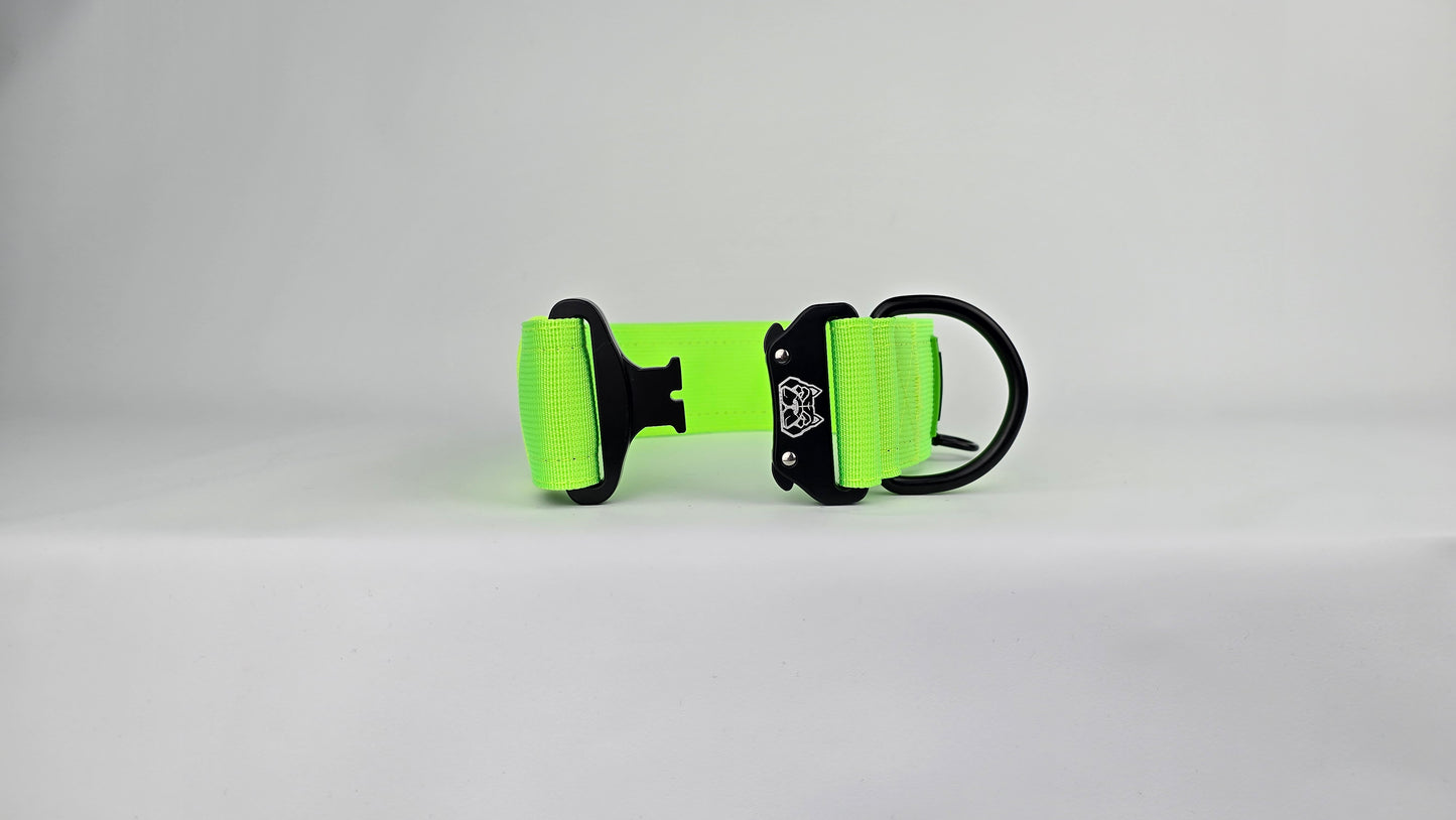 2" Big Dog Collar - Neon Green