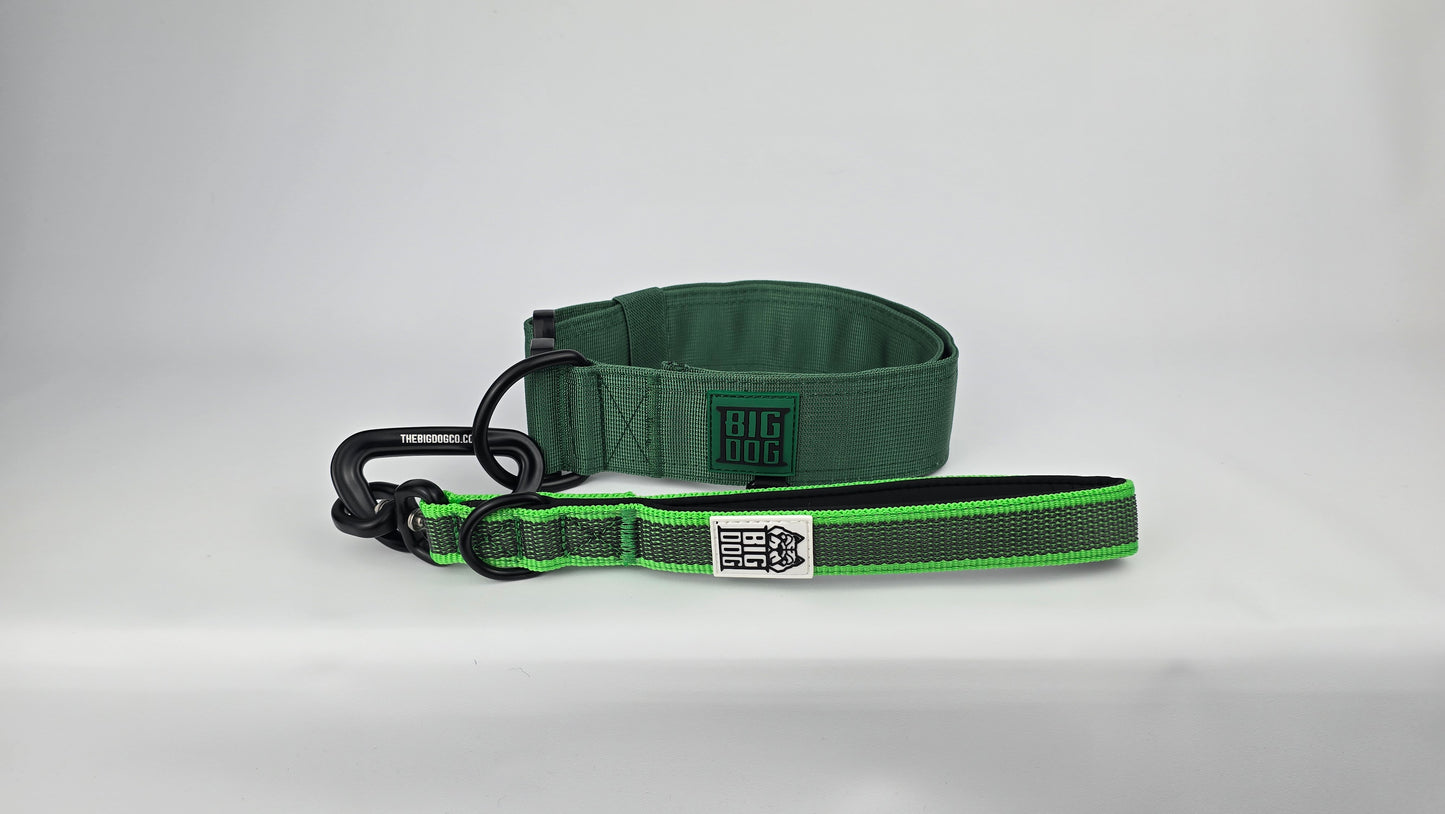 2" Big Dog Collar - Forest Green