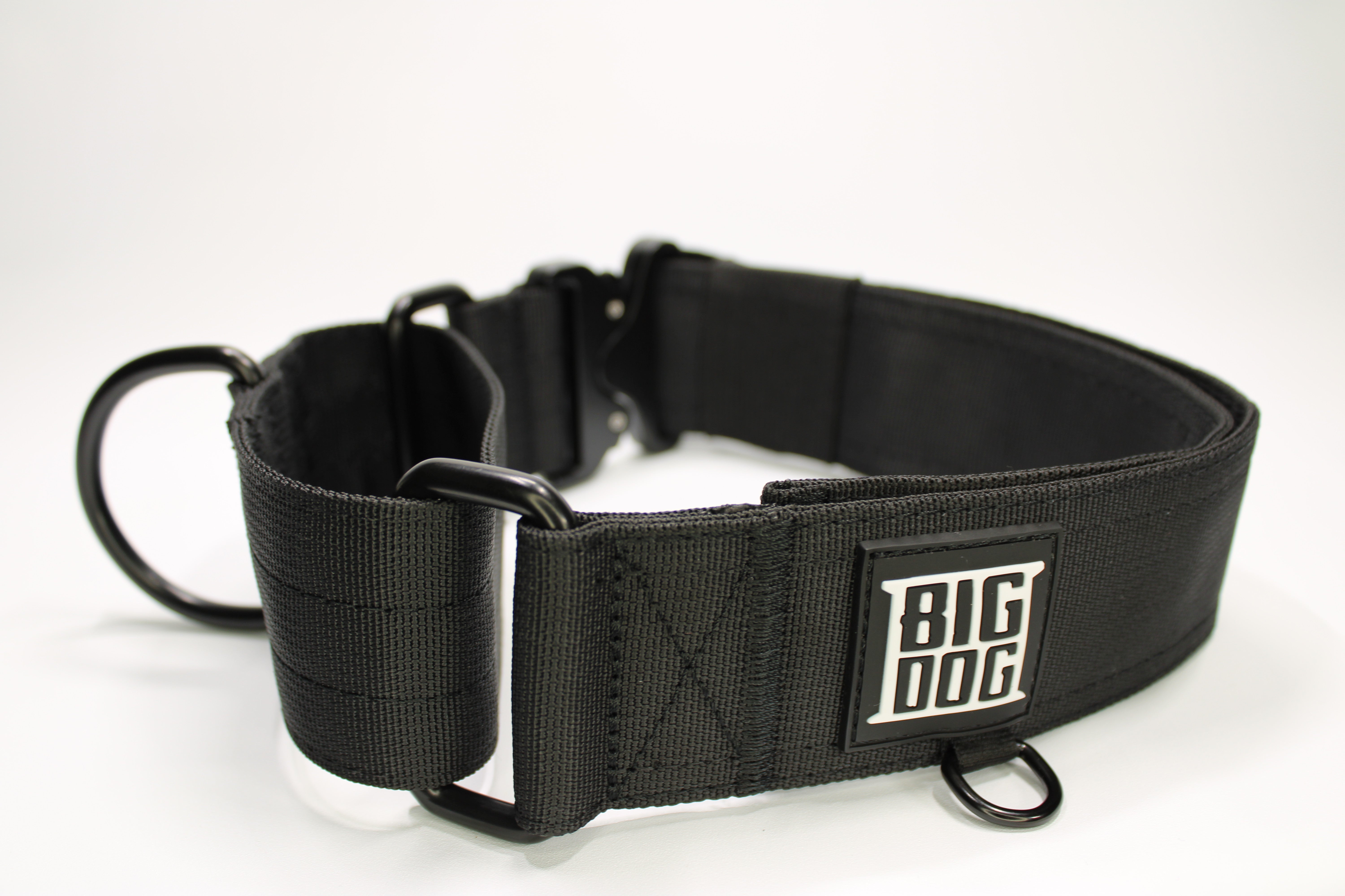 Black martingale shops collar